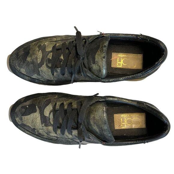 CoFi | Genuine Leather Holly Fashion Black Gold Camo Sneakers 10 - Picture 7 of 8